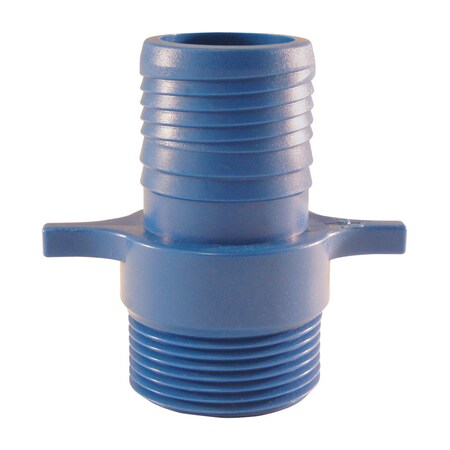 Blue Twister Apollo Blue Twister 1 in. Insert in to X 1 in. D MPT Acetal Male Adapter 1 pk ABTMA1